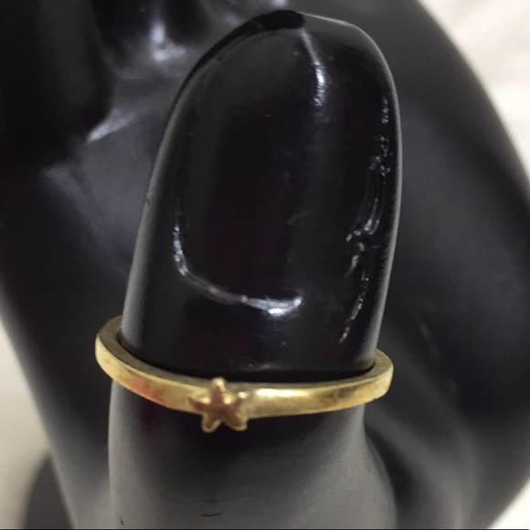 🌹7pc Matted Gold Tone Stacking Rings Set - Picture 10 of 12